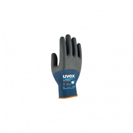 Uvex 6006210 protective handwear Anthracite, Blue, Grey Elastane, Viscose, Polyamide 1 pc(s)