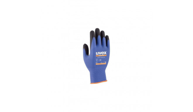 Uvex 60027 Workshop gloves Anthracite, Blue Elastane, Polyamide 1 pc(s)