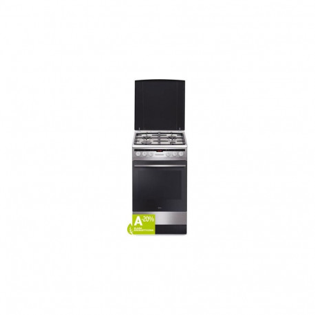 Amica 57GE3.33HZpTaDAQ(Xx) Freestanding cooker Electric Gas Stainless steel
