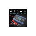 Qoltec 52482 vehicle battery charger 12/24 V Black, Blue