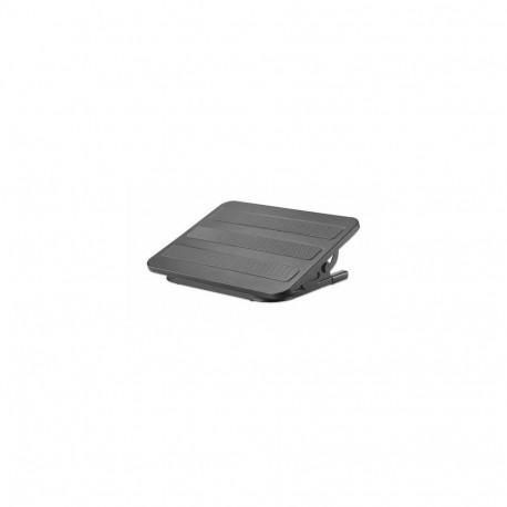 Manhattan Foot Rest, Under-Desk Comfort and Productivity Enhancer, Tilts 300 x 380mm, Rubberised Sur