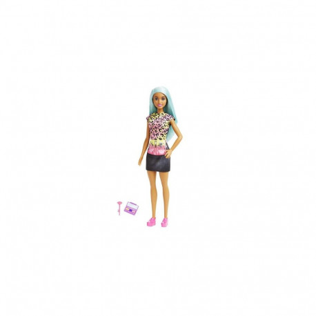 Barbie Makeup Artist Doll with Teal Hair and Career-Themed Accessories Like Palette and Brush