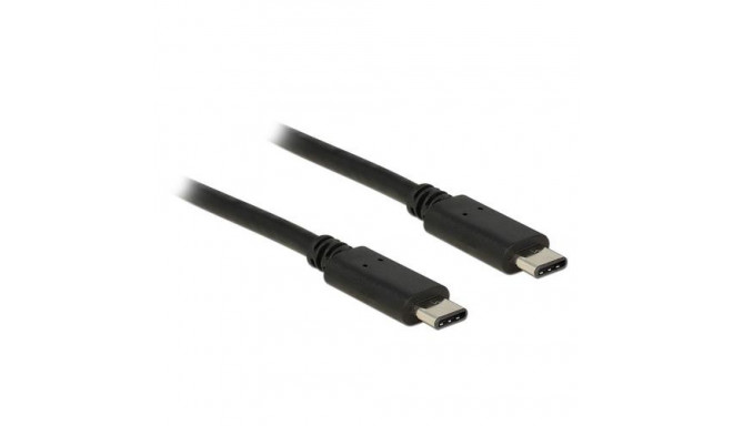DeLOCK 0.5m USB 2.0 USB cable USB C Black