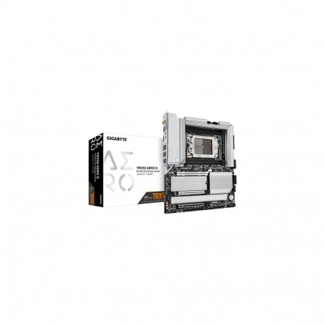 GIGABYTE TRX50 AERO D Motherboard - Supports AMD Ryzen Threadripper 9000 Series CPUs, 16+8+4 Phases