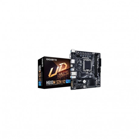 GIGABYTE H610M S2H V2 Motherboard - Supports Intel Core 14th CPUs, 4+1+1 Hybrid Phases Digital VRM,