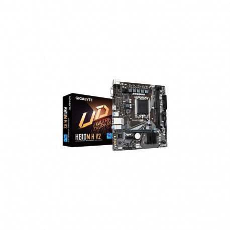 GIGABYTE H610M H V2 Motherboard - Supports Intel Core 14th CPUs, 4+1+1 Hybrid Digital VRM, up to 560