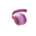 JBL JR460NC Bluetooth Wireless On-Ear Headphones for Kids with Noise Cancellation, Pink EU