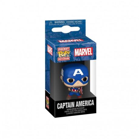 FUNKO POP! Võtmehoidja: Marvel - Captain America