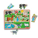 MELISSA & DOUG helidega pusle "Old MacDonald´s Farm" inglise keeles