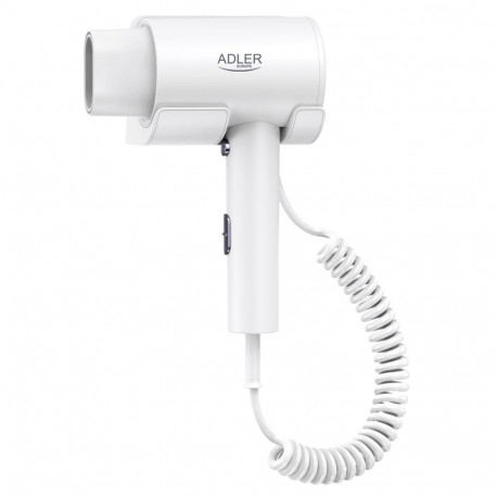 Adler Wall-Mount Hair Dryer | AD 2285 | 2000 W | Number of temperature settings 3 | White
