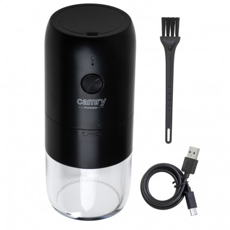 Camry juhtmevaba USB elektriline kohviveski CR 4302 25 W kohviubade mahutavus 25-30 g must