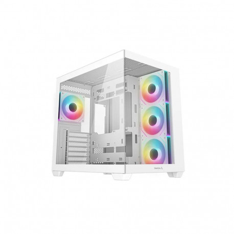 Deepcool arvutikorpus CG530 4F WH, keskmise suurusega torn, valge