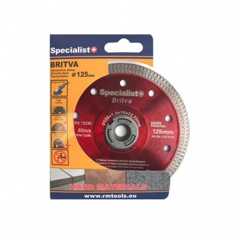 "DIAMOND DISC SPECIALIST+ 125X1.2X22MM"