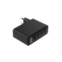 CHARGER USB 100W 4PORT GAN/TA-UC-PDQC100LCD-01-BK GEMBIRD