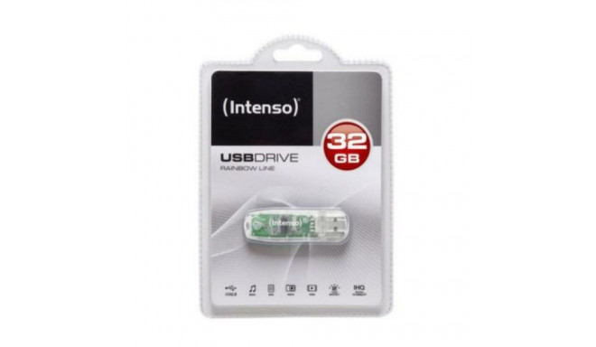 USB-pulk INTENSO Rainbow Line 32 GB Läbipaistev 32 GB USB-pulk