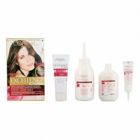 Püsivärv L'Oreal Make Up Excellence Nº 6 Rubio Oscuro Nº 6-Rubio Oscuro 192 ml