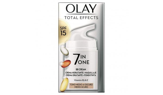 Värviga Niisutav Kreem Olay Total Effects Bb Cream Medium Dark Spf 15 50 ml
