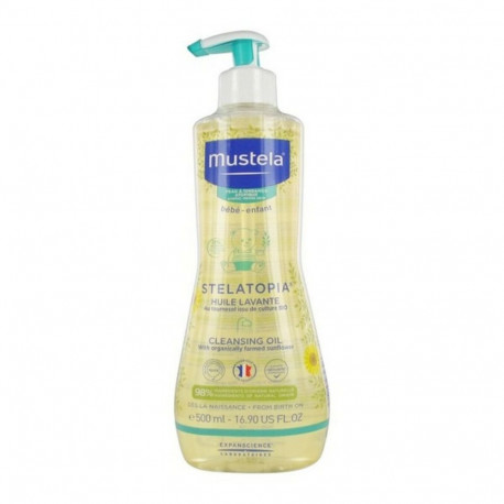 Bath Gel Stelatopia Mustela LE4306 (500 ml) 500 ml (Hypoallergenic) (Moisturizing) (Soothing)