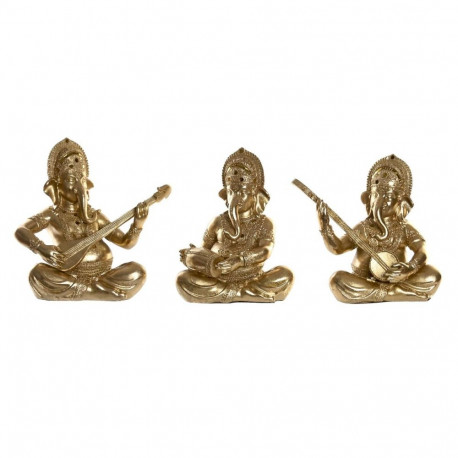 Dekoratiivkuju DKD Home Decor Vaik Indiaan (31 x 15,5 x 30 cm) (3 Ühikut)