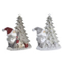 Jõuluehe DKD Home Decor Puu Vaik (15 x 10 x 18 cm) (2 Ühikut)