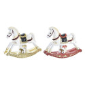 Christmas bauble DKD Home Decor Horse Resin (14 x 4 x 11 cm) (2 Units)