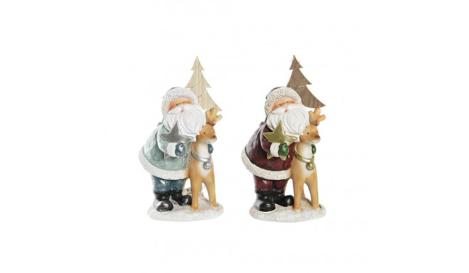 Jõuluehe DKD Home Decor Vaik (15,5 x 15,5 x 28 cm) (2 Ühikut)