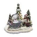 Jõuluehe DKD Home Decor Vaik (16 x 12,5 x 14,5 cm) (2 Ühikut)