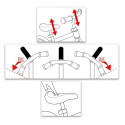 Lasteratas Skids Control Roheline Teras Jalatugi