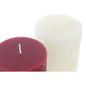 Candle DKD Home Decor Christmas (9 x 9 x 10 cm) (2 Units)