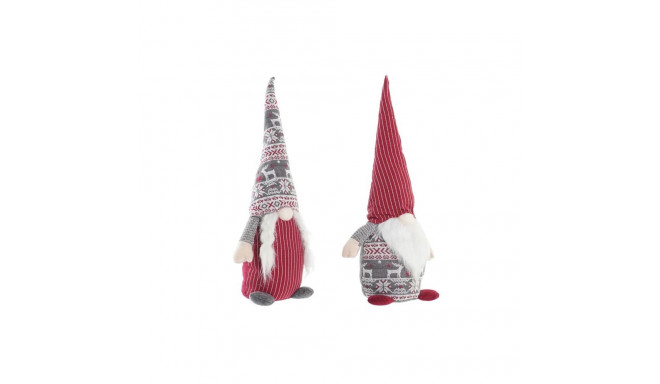 Christmas bauble DKD Home Decor Gnome Polyester (24 x 14 x 58 cm) (2 Units)