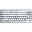 Juhtmevaba Klaviatuur Logitech MX Mini Mechanical for Mac Valge Valge/Hall Prantsuse AZERTY