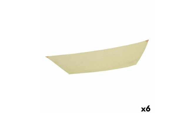 Shade Sail Aktive Cream 200 x 0,5 x 300 cm Rectangular (6 Units)