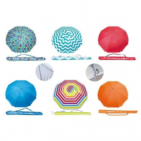 Parasol przeciwsłoneczny UV-kaitse Ø 220 cm Polinylon 8 Vardad Raud