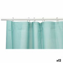 Shower Curtain Berilo SC-MIX-01-GREEN Green Polyethylene EVA 180 x 180 cm (12 Units)