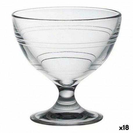 Ice Cream and Milk Shake Glass Duralex Gigogne Transparent 250 ml (18 Units)