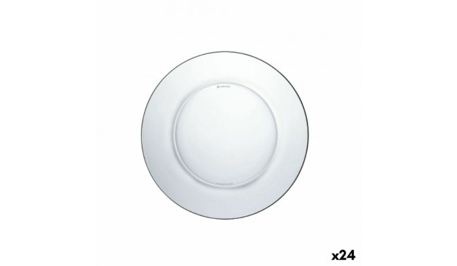Flat Plate Duralex Lys Crystal Transparent Ø 23,5 cm (24 Units)
