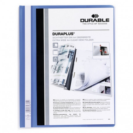 Dokumendihoidik Durable DURAPLUS Sinine Läbipaistev A4 25 Tükid, osad