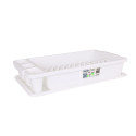 Draining Rack for Kitchen Sink Tontarelli Scola Plastic White 45 x 26 x 8,5 cm (12 Units)