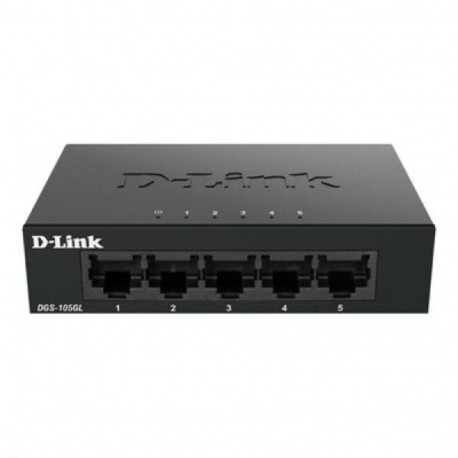 Desktop Switch D-Link DGS-105GL/E Black
