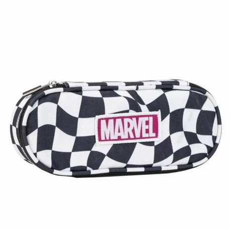 School Case Marvel Black 8,5 x 5 x 22,5 cm