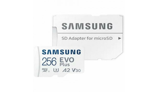 Micro SD Memory Card with Adaptor Samsung EVO Plus 2023 256 GB