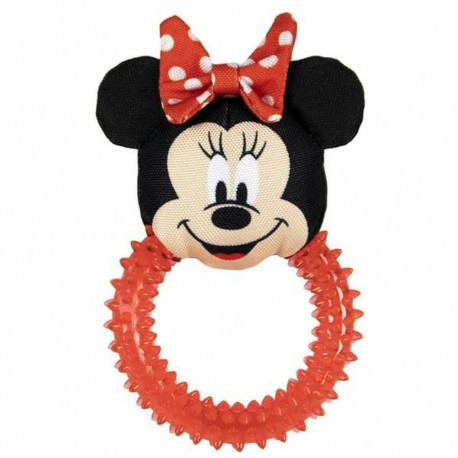 Koera närimismänguasi Minnie Mouse   Punane 10,0 x 5,0 x 17,0 cm (4 Ühikut)