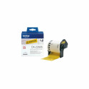 Lamineeritud Lint Sildimasinatele Brother DK-22606 Must/Kollane 62 mm x 15,24 m