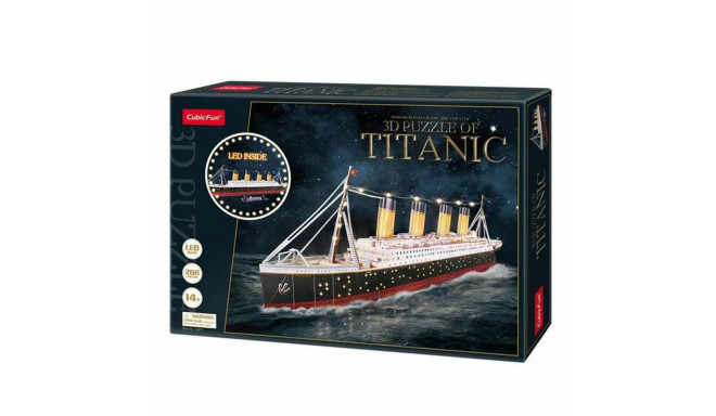 Child's Wooden Puzzle CubicFun Titanic 3D 266 Pieces