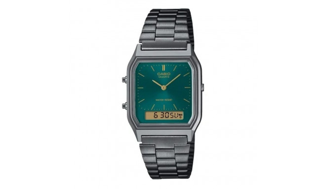 Men's Watch Casio AQ-230EGG-3AEF Green Silver