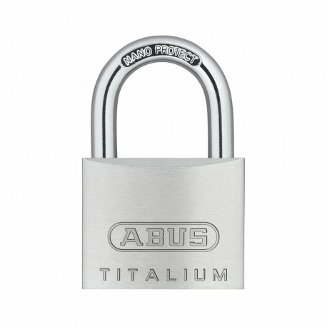 Key padlock ABUS Titalium 64ti/50 Aluminium Rectangular