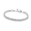 Naiste Käevõru Pandora 593539C01-18 18 cm Hõbedane