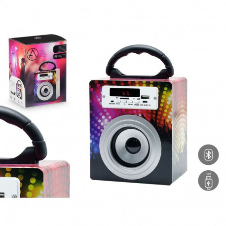 Bluetooth Speakers KBQ-02 KBQ-02 Black Multicolour