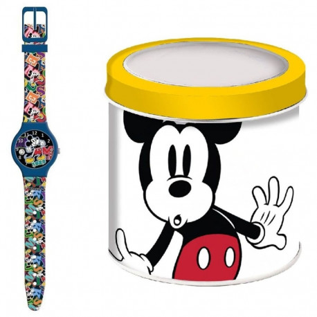 Infant's Watch Mickey Mouse MICKEY MOUSE  - TIN BOX Ø 33 mm