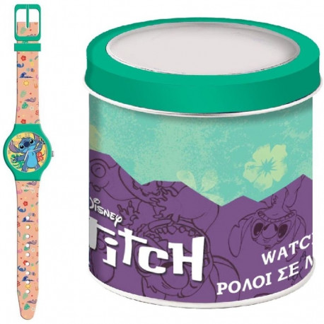 Infant's Watch Lilo & Stitch LILO & STITCH - TIN BOX Ø 33 mm